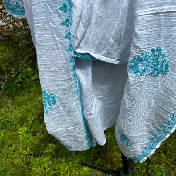 Embroidered cotton dress - Picture 5 of 8